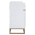 Lit mural escamotable Queen Murphy Bed avec pieds dorés, lit armoire queen size pliant pour chambre d'amis/bureau