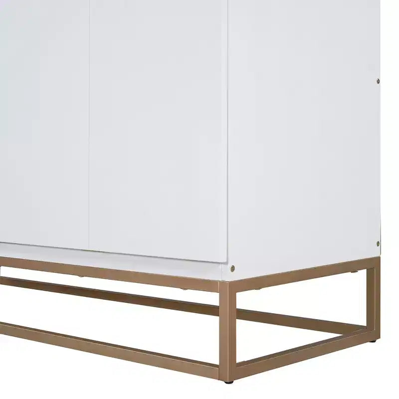Lit mural escamotable Queen Murphy Bed avec pieds dorés, lit armoire queen size pliant pour chambre d'amis/bureau