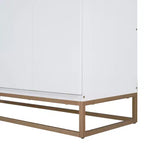 Lit mural escamotable Queen Murphy Bed avec pieds dorés, lit armoire queen size pliant pour chambre d'amis/bureau