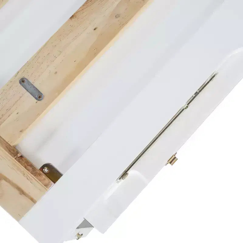Lit mural escamotable Queen Murphy Bed avec pieds dorés, lit armoire queen size pliant pour chambre d'amis/bureau