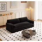 MAYEERTY Canapé-lit escamotable Queen 66, canapé-lit convertible 3-en-1 avec rangement latéral, causeuse multifonctionnelle en velours pour salon et chambre à coucher