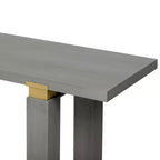 Console Minimaliste avec Rangement, Table d'Entrée en Bois avec Étagère Ouverte, Table de Couloir Style Ferme