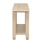 Console Minimaliste avec Rangement, Table d'Entrée en Bois avec Étagère Ouverte, Table de Couloir Style Ferme