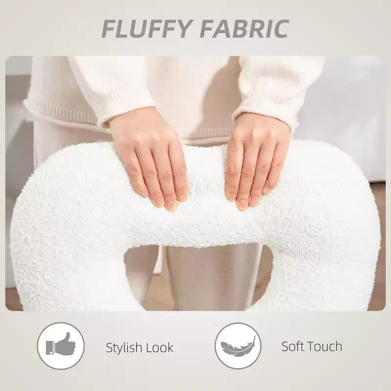 Chaise de bureau d'ordinateur sans accoudoirs, chaise de bureau, chaise de vanité en polaire Teddy en forme de cœur avec roulettes pivotantes