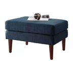 Pouf HomeStock Marlow style milieu de siècle