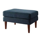 Pouf HomeStock Marlow style milieu de siècle