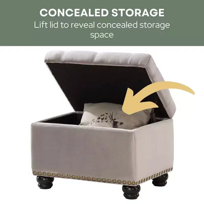 HomeStock Confort 5e Avenue Pouf de rangement
