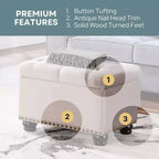 HomeStock Confort 5e Avenue Pouf de rangement