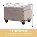 HomeStock Confort 5e Avenue Pouf de rangement