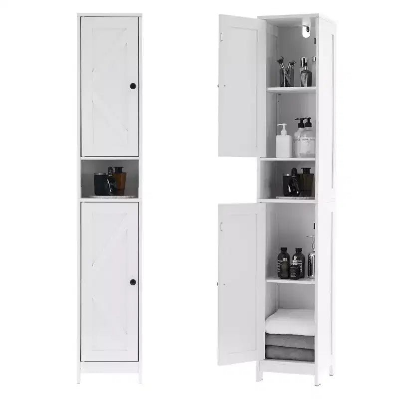 Ensemble de meubles de salle de bain modernes | Solution de rangement durable et peu encombrante | Ensemble complet pour une organisation de salle de bain élégante et fonctionnelle