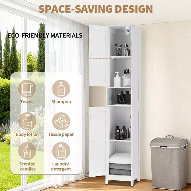Ensemble de meubles de salle de bain modernes | Solution de rangement durable et peu encombrante | Ensemble complet pour une organisation de salle de bain élégante et fonctionnelle