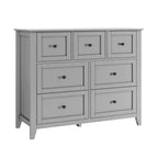 Commode Acekool à 7 tiroirs, en bois, moderne, tiroirs de rangement profonds et plateau large, dispositif anti-basculement de sécurité, pour chambre à coucher, salon