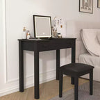 Coiffeuse multifonction Okak avec miroir rabattable, table de maquillage avec 2 tiroirs et 3 boîtes de rangement amovibles, coiffeuse compacte pour la maison