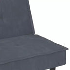 vidaXL Canapé-lit convertible avec porte-gobelets pour salon Velours