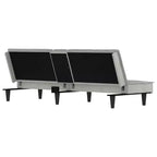vidaXL Canapé-lit convertible avec porte-gobelets pour salon Velours