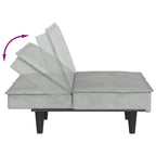 vidaXL Canapé-lit convertible avec porte-gobelets pour salon Velours