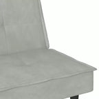 vidaXL Canapé-lit convertible avec porte-gobelets pour salon Velours