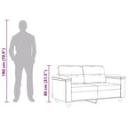 vidaXL Fauteuil club rembourré pour salon en tissu microfibre