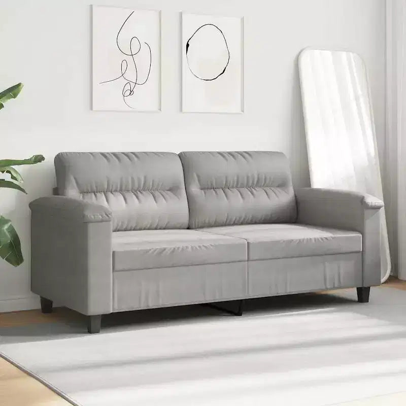 vidaXL Fauteuil club rembourré pour salon en tissu microfibre