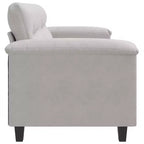 vidaXL Fauteuil club rembourré pour salon en tissu microfibre
