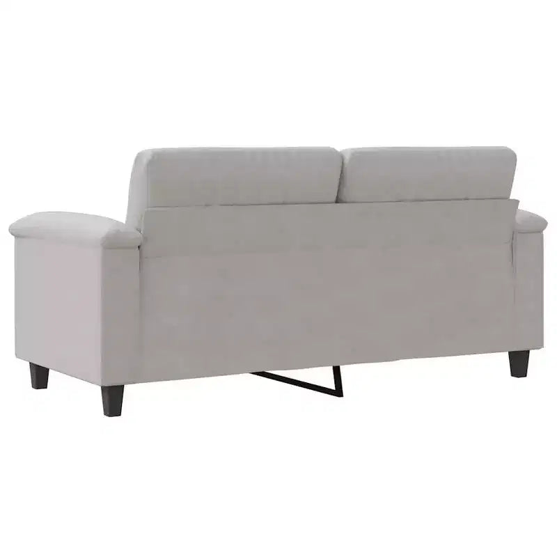 vidaXL Fauteuil club rembourré pour salon en tissu microfibre