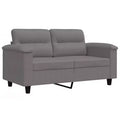 vidaXL Fauteuil club rembourré pour salon en tissu microfibre