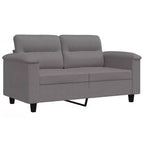 vidaXL Fauteuil club rembourré pour salon en tissu microfibre