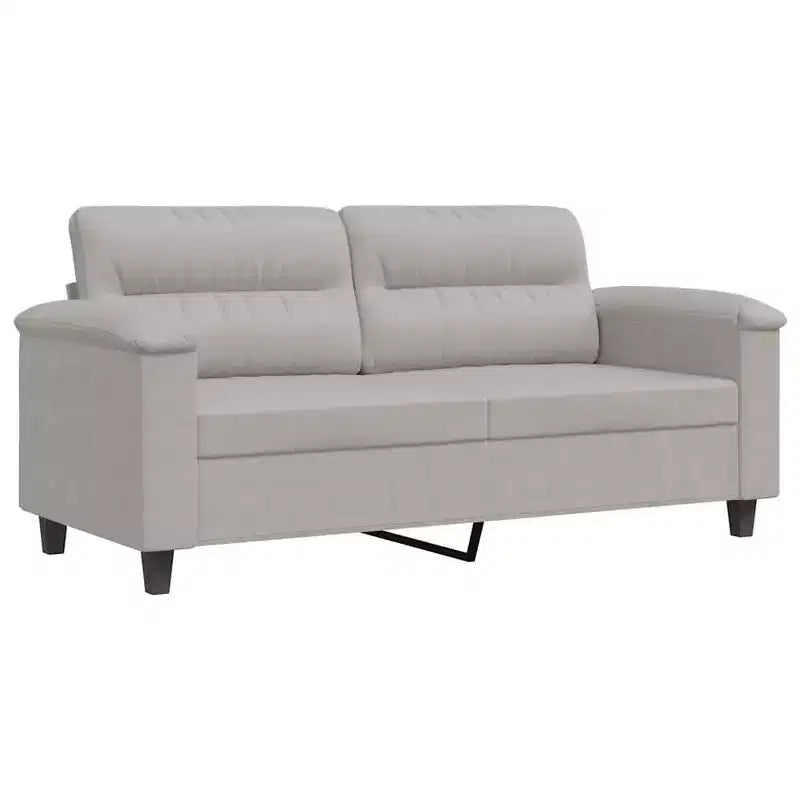 vidaXL Fauteuil club rembourré pour salon en tissu microfibre