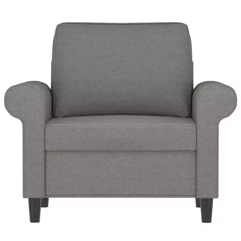 vidaXL Fauteuil gris foncé 23,6 Tissu