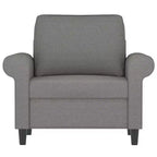 vidaXL Fauteuil gris foncé 23,6 Tissu