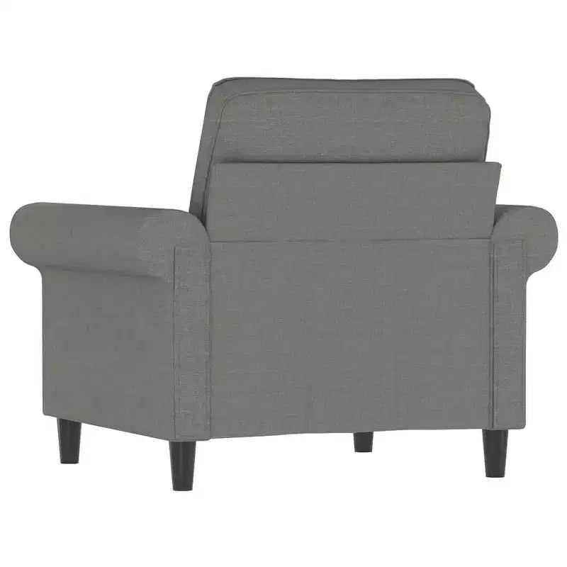 vidaXL Fauteuil gris foncé 23,6 Tissu