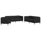 vidaXL Ensemble de canapés Fauteuil TV de salon rembourré en tissu