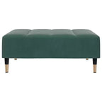 vidaXL Canapé convertible 2 places avec repose-pieds, lit de salon en velours