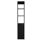 Okak Bathroom Storage Cabinet with 6 Shelves, Slim Storage Cabinet with Adjustable Shelf for Bathroom, Living Room, Kitchen