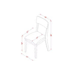 Ensemble de salle à manger médiéval - Table et chaises rondes 5 pièces - Blanc Lin - Ensemble de table de cuisine moderne
