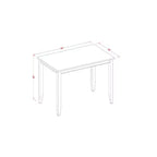 Ensemble de salle à manger hauteur comptoir - Table et chaises 3 pièces - Ensemble de pub de cuisine moderne - Table 30x48 pouces