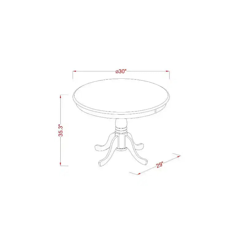 Ensemble table hauteur comptoir – Chaises de dînette et table de bar – Ensemble de salle à manger moderne pour cuisine