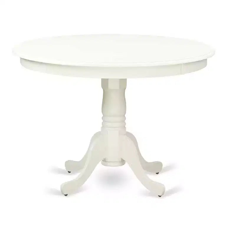Ensemble de table à manger Flamant rose Table de 42 pouces avec 2 chaises Parsons Pieds blancs en lin Cuir PU