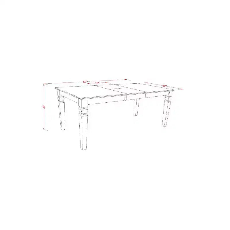 Table de salle à manger HomeStock 7 pièces avec plateau en bois massif noir et cerisier et 6 chaises