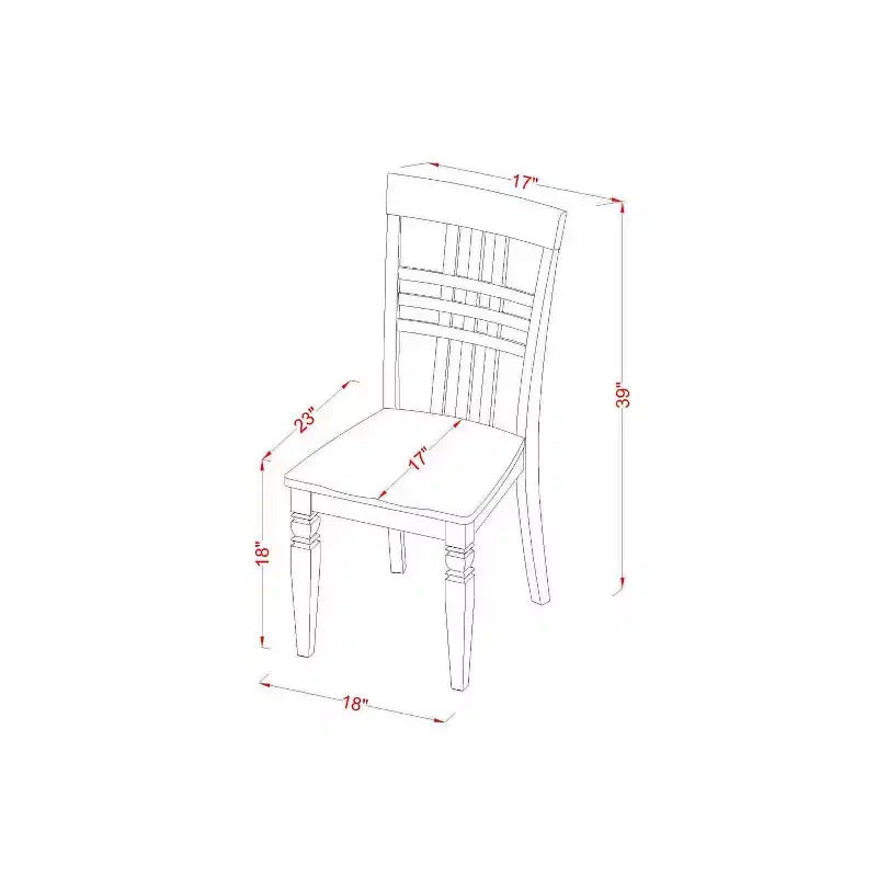 Ensemble de salle à manger 3 pièces HomeStock, dessus en bois massif finition blanc lin, avec table à rallonges
