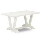 Ensemble de salle à manger HomeStock 5 pièces, table avec plateau en bois massif finition chêne naturel et 4 chaises