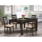 Ensemble de salle à manger 5 pièces style milieu de siècle - Table de dînette et 4 chaises - Ensemble de table de cuisine moderne