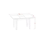 Petit ensemble de salle à manger - Table et chaises de cuisine - Mobilier de salle à manger moderne