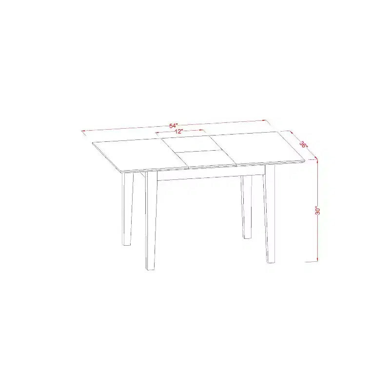 Petit ensemble de salle à manger - Table et chaises de cuisine - Mobilier de salle à manger moderne