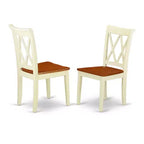 Ensemble de salle à manger médiéval 5 pièces Table et chaises - Table rectangulaire 42/60 pouces avec rallonge - Design dossier double X