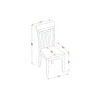 Ensemble de dînette - Table de cuisine et chaises - Petite salle à manger - Design moderne