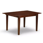 Victorian Dining Set - 3 Piece Table & Chair Set - 32x54 Inch Rectangle Table - Mahogany Finish