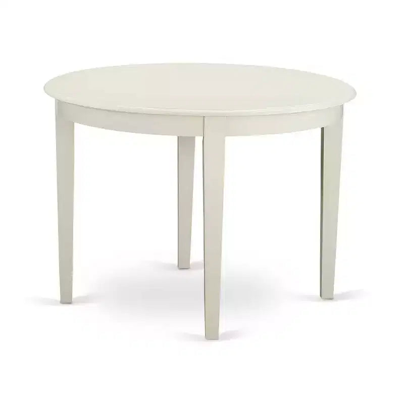 Ensemble de salle à manger rond rétro 5 pièces - Table de 42 pouces et 4 chaises - Meubles de cuisine style Renaissance