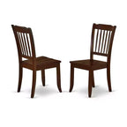 Ensemble repas côtier 6 pièces - Table de 60 po, 4 chaises et banc - Mobilier de patio extérieur