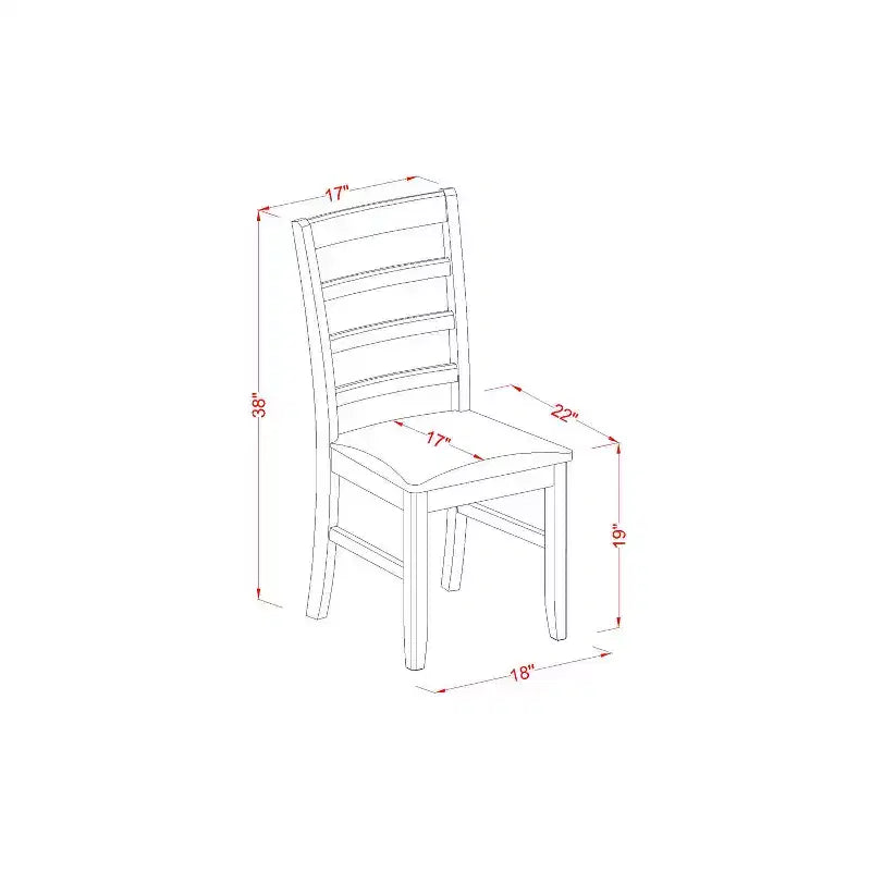 Ensemble table et chaises de salle à manger moderne - Table de salle à manger et chaises - Ensemble dînette minimaliste pour la maison